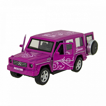 Автомодель GLAMCAR  - MERCEDES-BENZ G-CLASS (фиолетовый) - фото 3