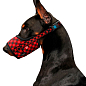Намордник для собак WAUDOG Nylon, малюнок "Шотландка червона", пластиковий фастекс, розмір №1, О 14-20 см (5374) купить