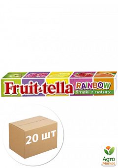 Цукерки жувальні ТМ "Fruittella" Веселка 41 г упаковка 20 шт1