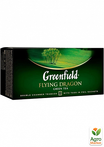 Чай зелений ТМ "Greenfield" Flying Dragon 2 г*25 пак
