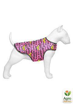 Курточка-накидка для собак WAUDOG Clothes, малюнок "Диво-жінка в рожевому", S, А 32 см, B 41-51 см, С 23-32 см (503-4010)2