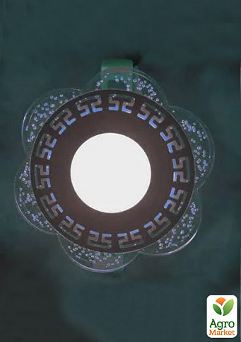 LED панель Lemanso LM1018 "Афины" круг 3+3W с синей подсветкой 350Lm 4500K 175-265V (332886)