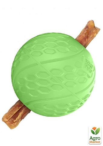 Мячик светонакопительный WAUDOG Fun с отверстием для вкусностей, 7 см (6209) - фото 2