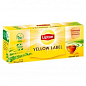 Чай чорний Yellow label purpose ТМ "Lipton" 25 пакетиків по 2г упаковка 32шт купить