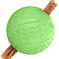 Мячик светонакопительный WAUDOG Fun с отверстием для вкусностей, 7 см (6209) купить