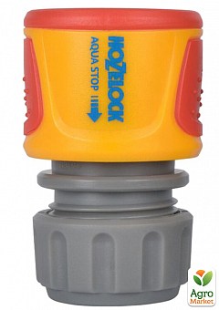 Коннектор HoZelock 2075 Классик с Аквастоп (12,5 мм и 15 мм) (10623)2