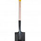 Лопата траншейна MASTERTOOL з живцем і ручкою 180х290х495 мм 1200 мм молоткове фарбування 14-6270
