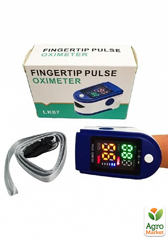 Пульсоксиметр LK 87 TFT медичний на палець для вимірювання пульсу та рівня сатурації - фото 2