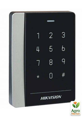 Кодова клавіатура Hikvision DS-K1102AMK зі зчитувачем карт Mifare