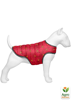 Курточка-накидка для собак WAUDOG Clothes, рисунок "Супермен красный", S, А 32 см, B 41-51 см, С 23-32 см (503-4007)1