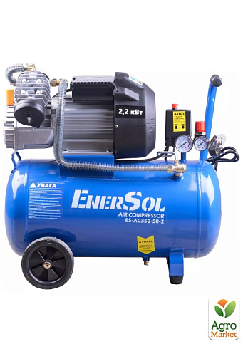 Компресор повітряний поршневий EnerSol ES-AC350-50-2 (ES-AC350-50-2) - фото 2