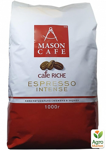 Кофе в зернах (Rich Esspresso) ТМ "МASON CAFE" 1кг упаковка 8шт - фото 2