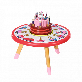 Набор мебели для куклы BABY BORN серии "День Рождения" - ВЕЧЕРИНКА С ТОРТОМ (стол, стулья, аксесс.) - фото 5