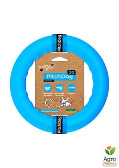 Кільце для апортування PitchDog30, діаметр 28 см, блакитний (62382)2