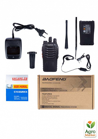 Рація Baofeng BF-888S G 400-470 МГц + Гарнітура (7631)