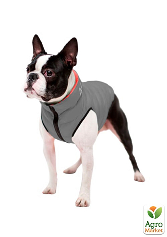 Курточка для собак AiryVest двухсторонняя, размер XS 25, кораллово-серая (1667)  - фото 2