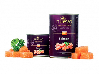 Nuevo Adult Salmon Вологий корм для кішок з лососем 200 г (5951340)