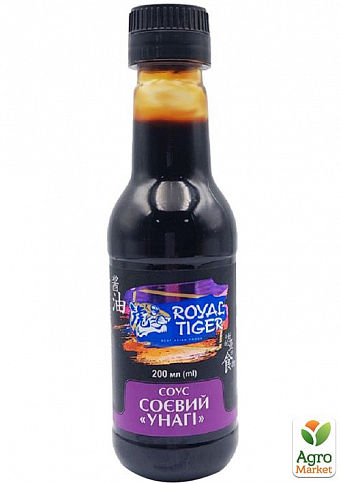 Соус соевый Унаги ТМ "Royal Tiger" 200мл упаковка 15 шт - фото 2