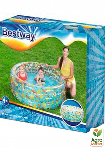 Детский надувной бассейн "Морской мир" 150х53 см ТМ "Bestway" (51045) - фото 2