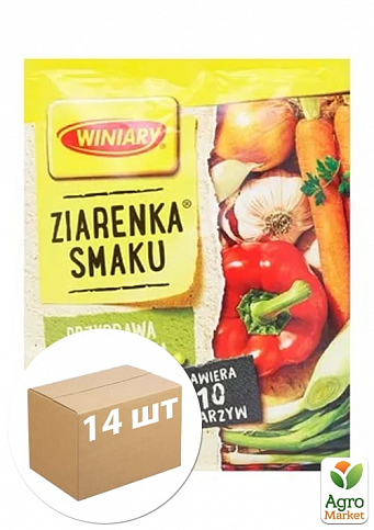 Приправа 10 овочів універсальна ТМ "Wіniary" 120г упаковка 14шт