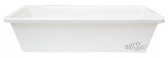 Балконний ящик "Білий" Довжина: 100см