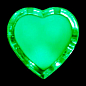 Ночник Lemanso Сердце зелёный 3 LED NL133 / NL4 (3176) купить