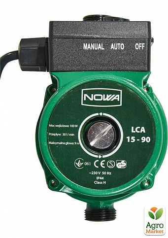 Циркуляційний насос для підвищення тиску з "мокрим" ротором NOWA LCA 15-90 - фото 2
