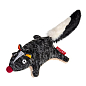 Игрушка для собак Скунс с пищалкой GiGwi Plush, текстиль, 9 см (75386)