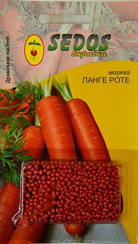 Морковь "Ланге Роте" ТМ "SEDOS" 400шт