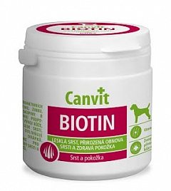 Canvit Biotin Кормовая добавка для собак, 100 табл.  100 г (5071390)1