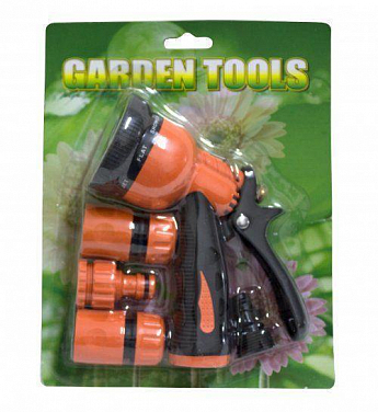 Набор для полива с пистолетом (8 режимов) "Garden tools" 5 в 1