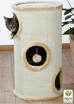 Будиночок-вежа для кішки Samuel, маленький (37х70см, бежевий) "TRIXIE" TX-43302