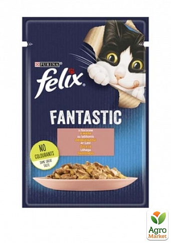 Вологий корм для кішок Felix (з індичкою в желе) ТМ "Purina One" 85 г