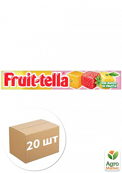 Жувальні цукерки (Асорті) ТМ "Fruit-tella" 41гр упаковка 20шт2