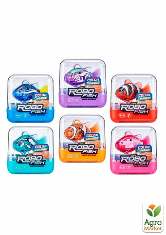 Интерактивная игрушка ROBO ALIVE - РОБОРЫБКА (розовая) - фото 2