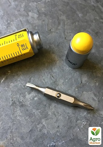 Ручка Troika Construction liliput з лінійкою та стілусом, жовтий (PIP25/YE) - фото 3