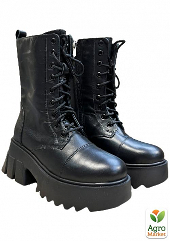 Женские ботинки зимние Amir DSOК-04-562 36 23см Черные - фото 2