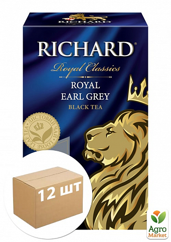 Чай Earl Gray ТМ "Richard" 90г упаковка 12шт