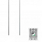 Шпилька "U" металева оцинкована 3/20 см - 100шт.,  Bradas ATSMGU1320/100L