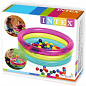 Детский надувной бассейн с шариками 86х25 см ТМ "Intex" (48674) купить