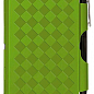 Карманний блокнот з ручкою Troika Diamond, зелений (FC2355)