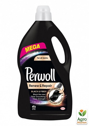 Perwoll средство для стирки Восстановление для черных вещей 3600 мл