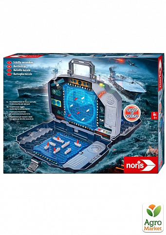 Игра "Морской бой" в кейсе, 44 x 25 см, со звуковыми и световыми эффектами, 5+ Noris - фото 2