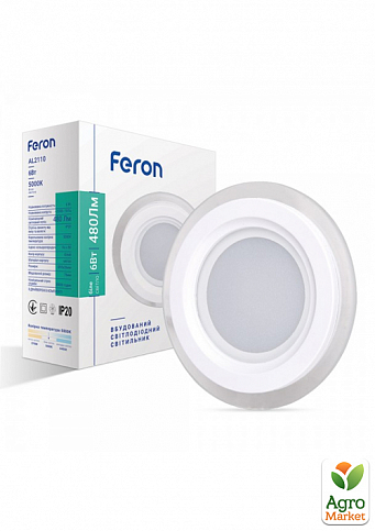 Светодиодный светильник Feron AL2110 6W белый (01578)