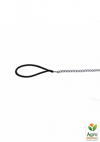 Повідець-ланцюг метал, з нейлонової ручкою для собак (1.10м/2мм) "TRIXIE" TX-14011