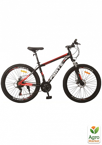 Велосипед FORTE WARRIOR розмір рами 15" розмір коліс 24" чорно-червоний (117808)