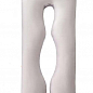 Подушка П-подібна для вагітних та відпочинку ТМ IDEIA 140х75х20 см світло-сірий/білий