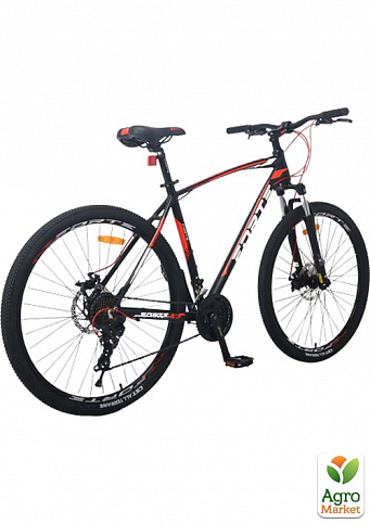 Велосипед FORTE TITAN размер рамы 17" размер колес 27,5" черно-красный (117183) - фото 3