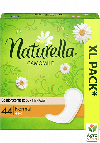 NATURELLA Ежедневные гигиенические прокладки ароматизированные Camomile Normal Trio 44шт