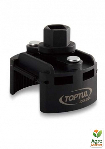 Знімач м/фільтру універсальний 80-115 мм 1/2" або під ключ 22 мм TOPTUL JDCA0112